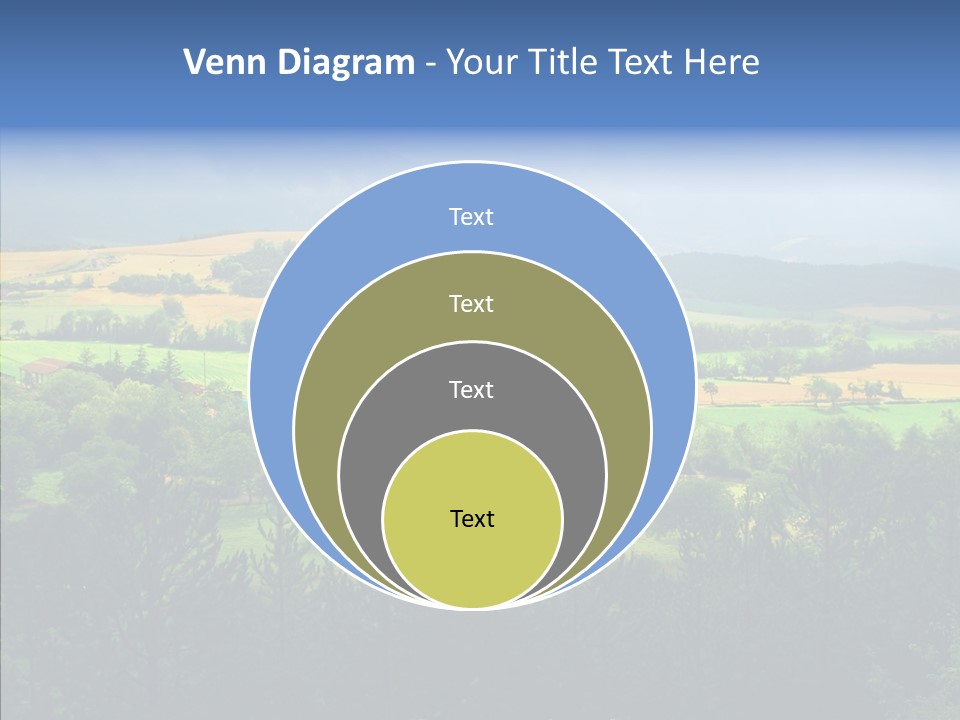 Travel Agricultural French PowerPoint Template