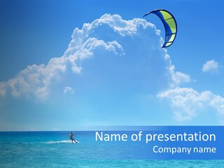 Danger Ocean Beach PowerPoint Template