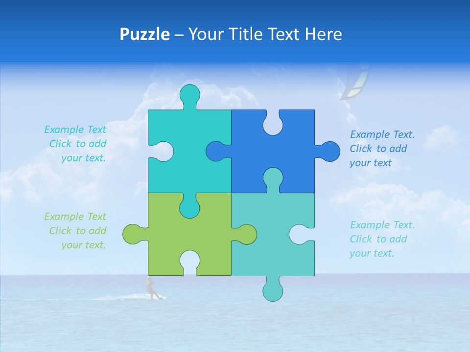 Danger Ocean Beach PowerPoint Template