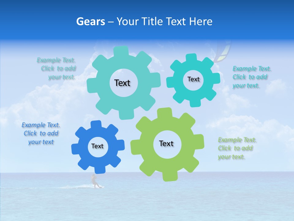 Danger Ocean Beach PowerPoint Template