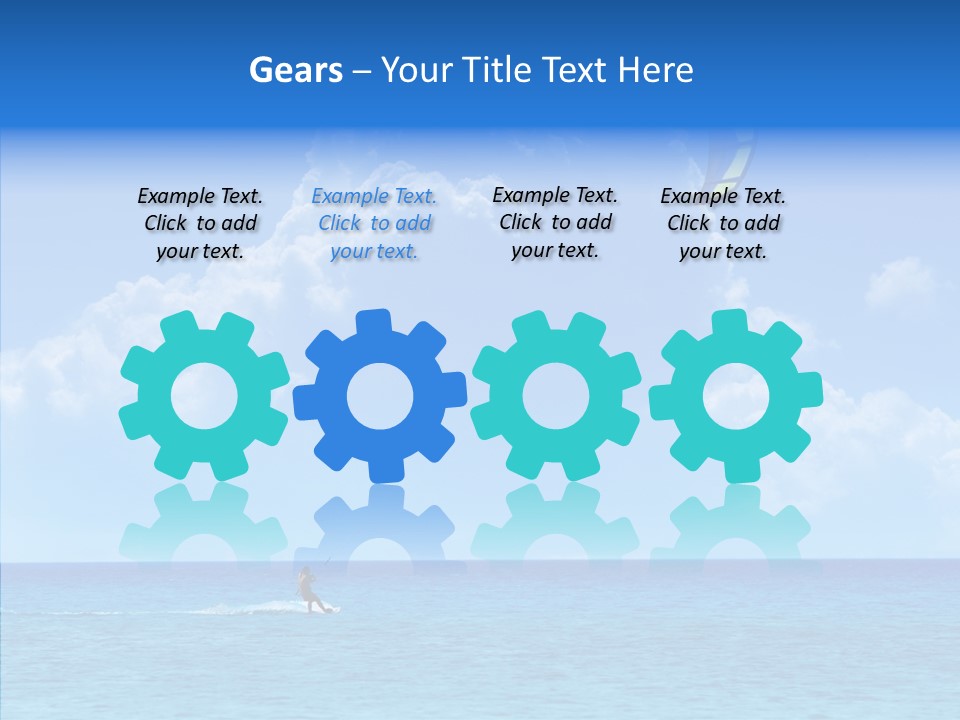 Danger Ocean Beach PowerPoint Template