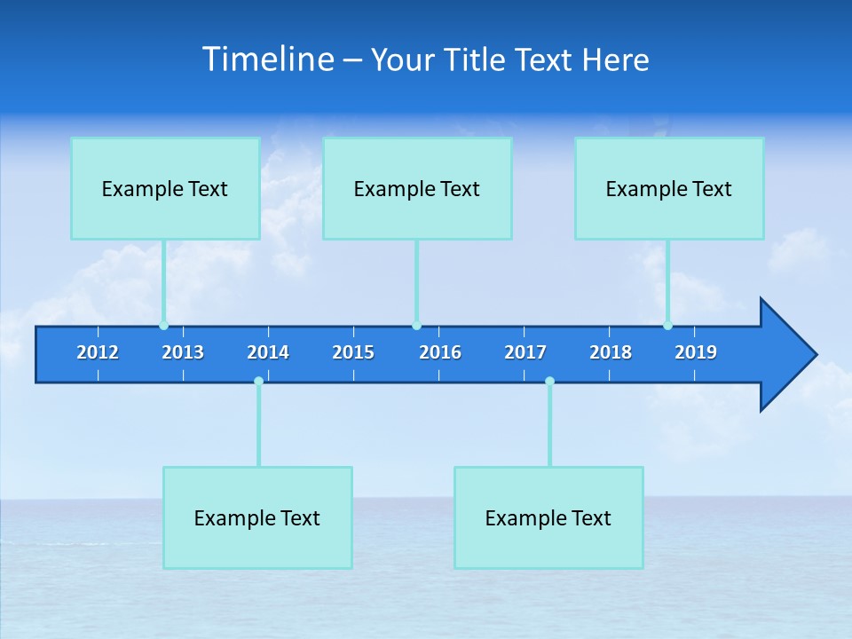 Danger Ocean Beach PowerPoint Template