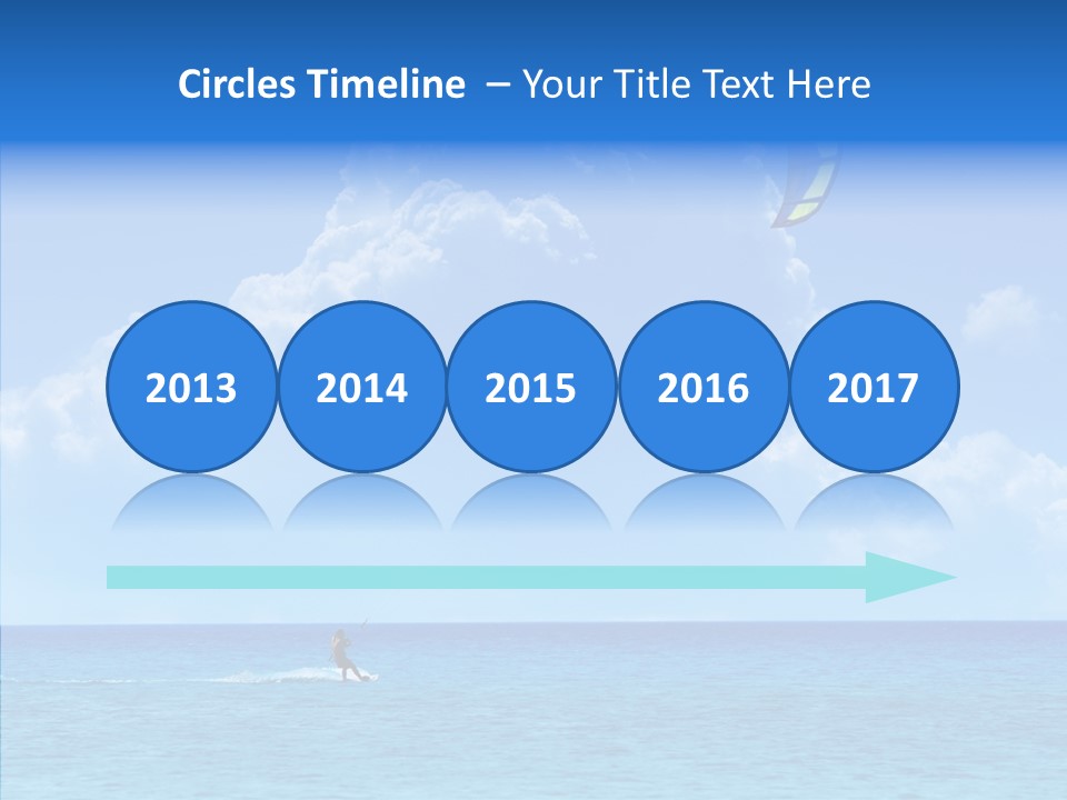 Danger Ocean Beach PowerPoint Template