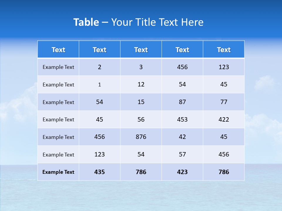 Danger Ocean Beach PowerPoint Template