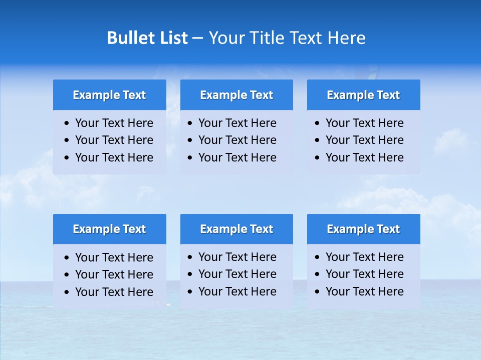 Danger Ocean Beach PowerPoint Template