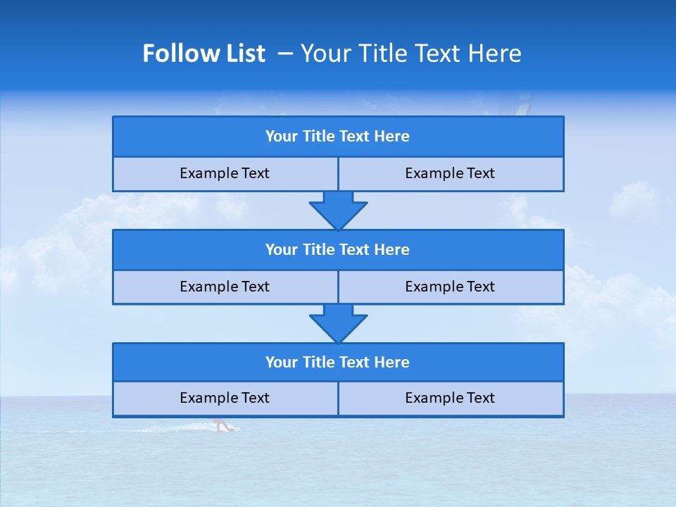Danger Ocean Beach PowerPoint Template