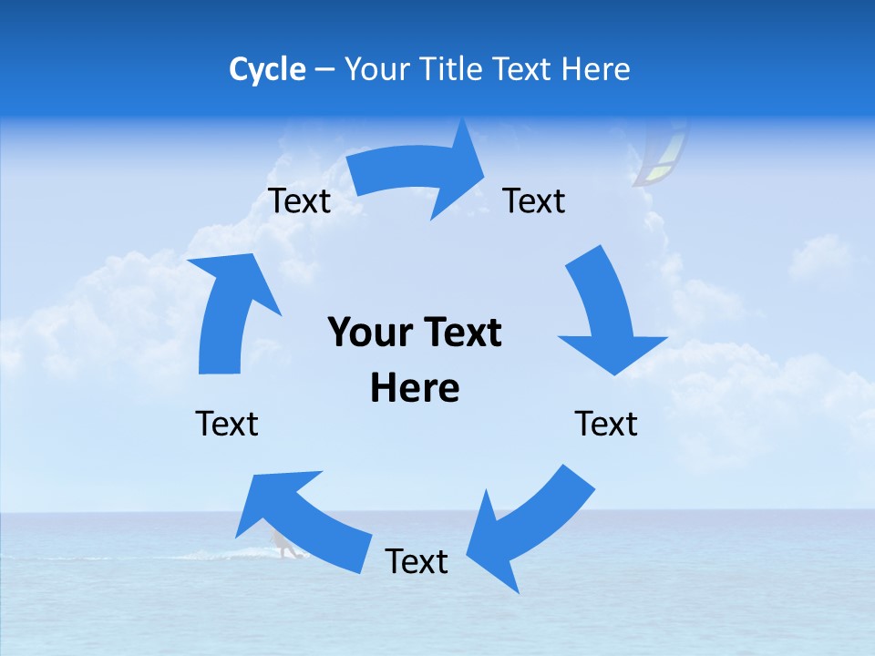 Danger Ocean Beach PowerPoint Template