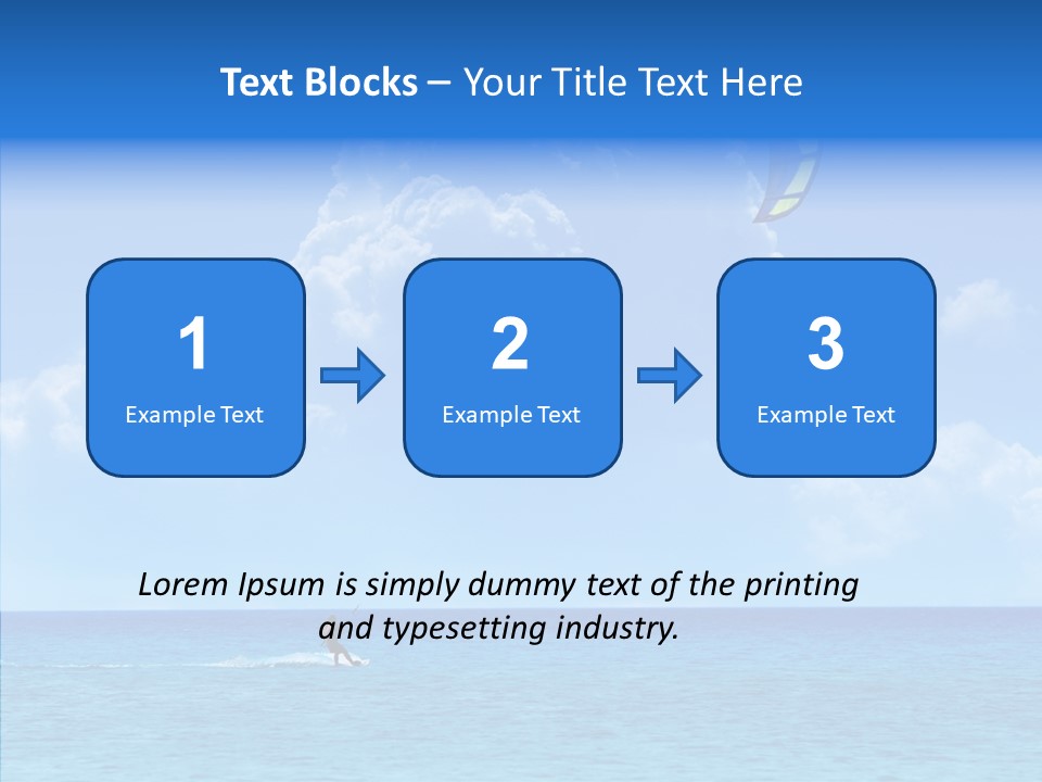 Danger Ocean Beach PowerPoint Template