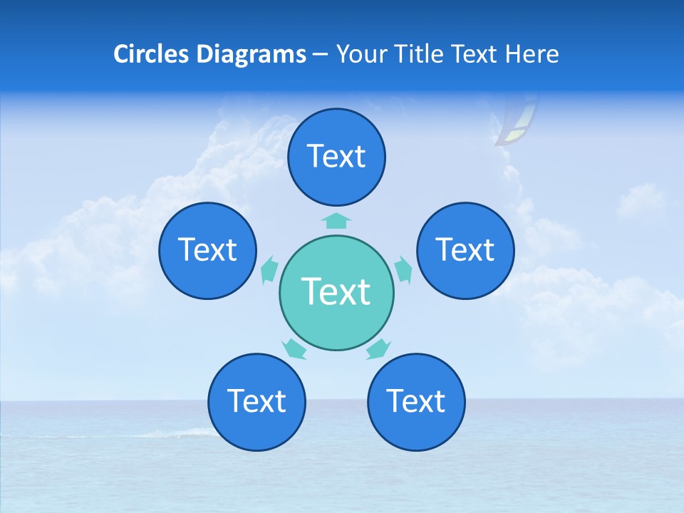 Danger Ocean Beach PowerPoint Template