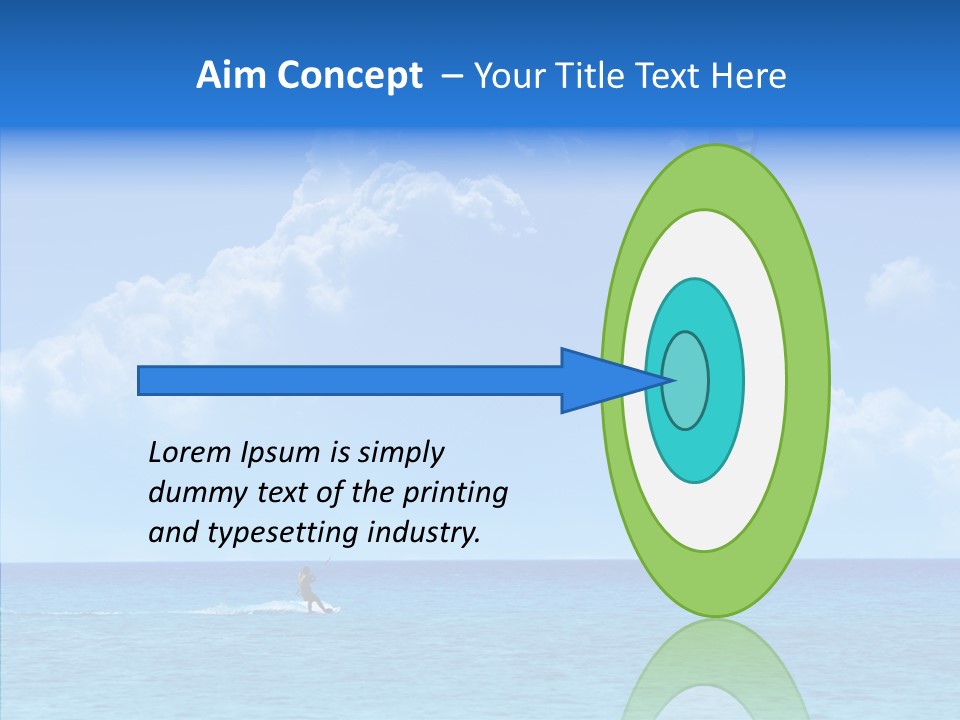 Danger Ocean Beach PowerPoint Template