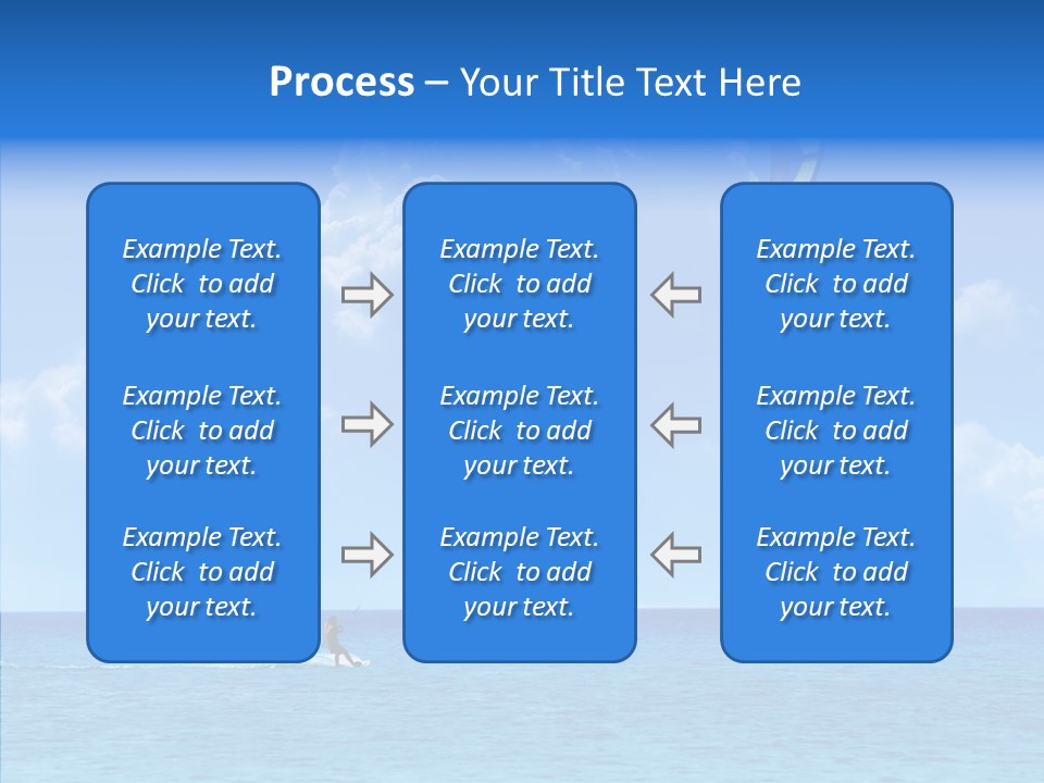 Danger Ocean Beach PowerPoint Template