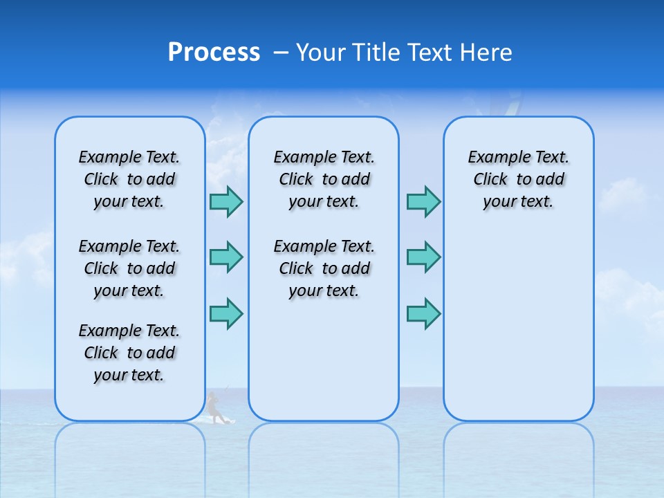 Danger Ocean Beach PowerPoint Template