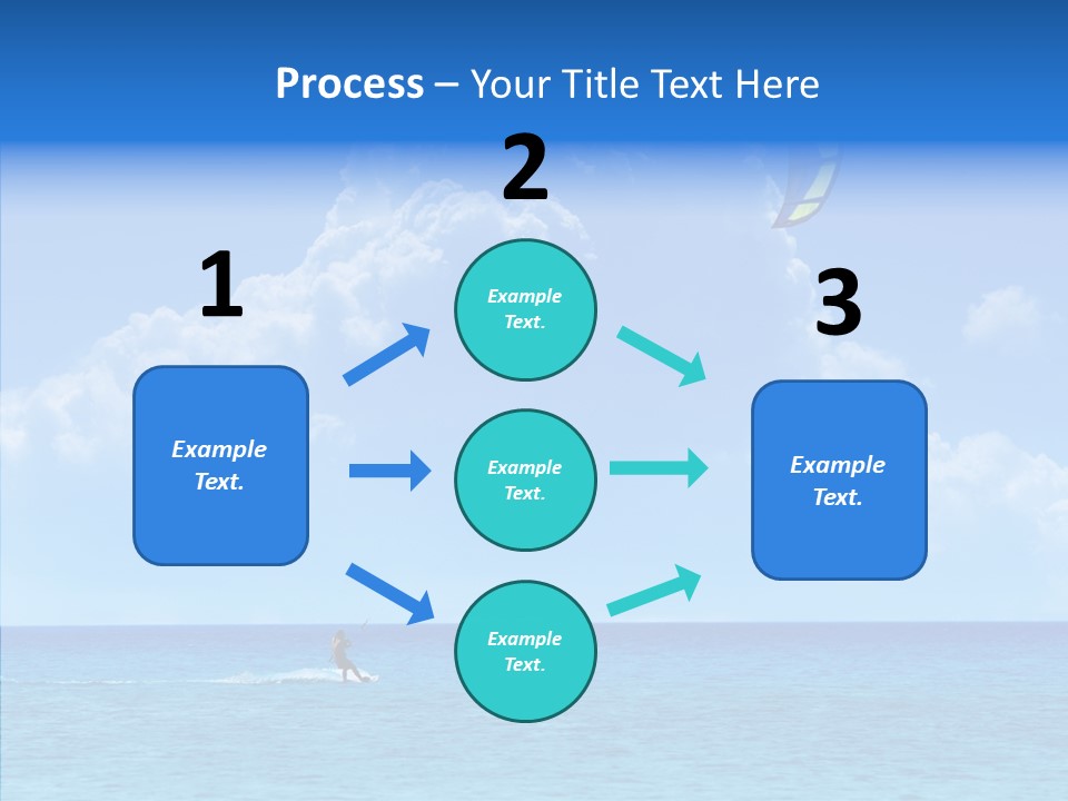 Danger Ocean Beach PowerPoint Template