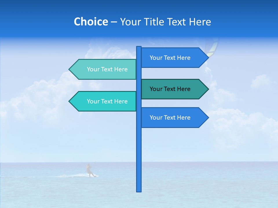 Danger Ocean Beach PowerPoint Template