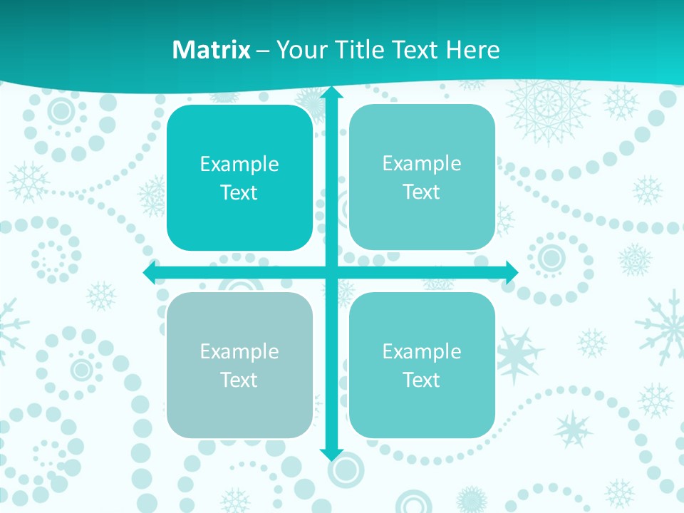 Pattern Trendy Calligraphy PowerPoint Template