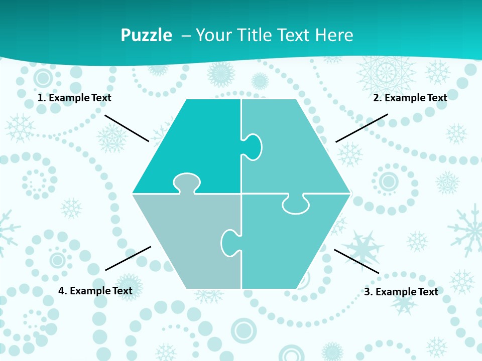 Pattern Trendy Calligraphy PowerPoint Template