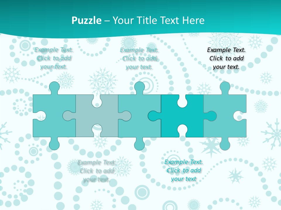 Pattern Trendy Calligraphy PowerPoint Template