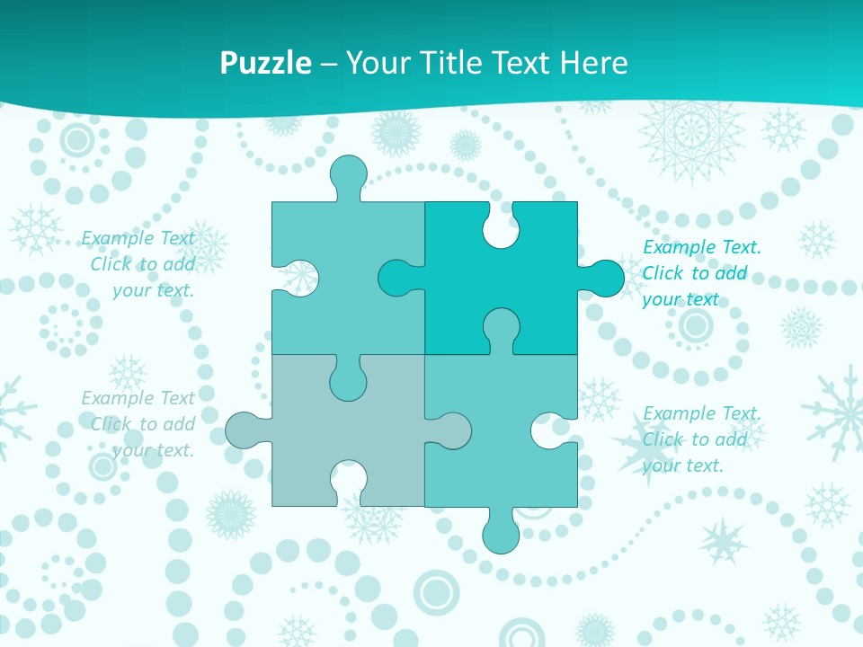 Pattern Trendy Calligraphy PowerPoint Template