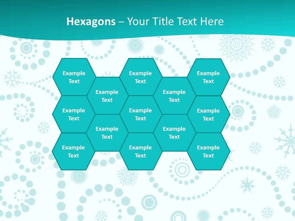 Pattern Trendy Calligraphy PowerPoint Template