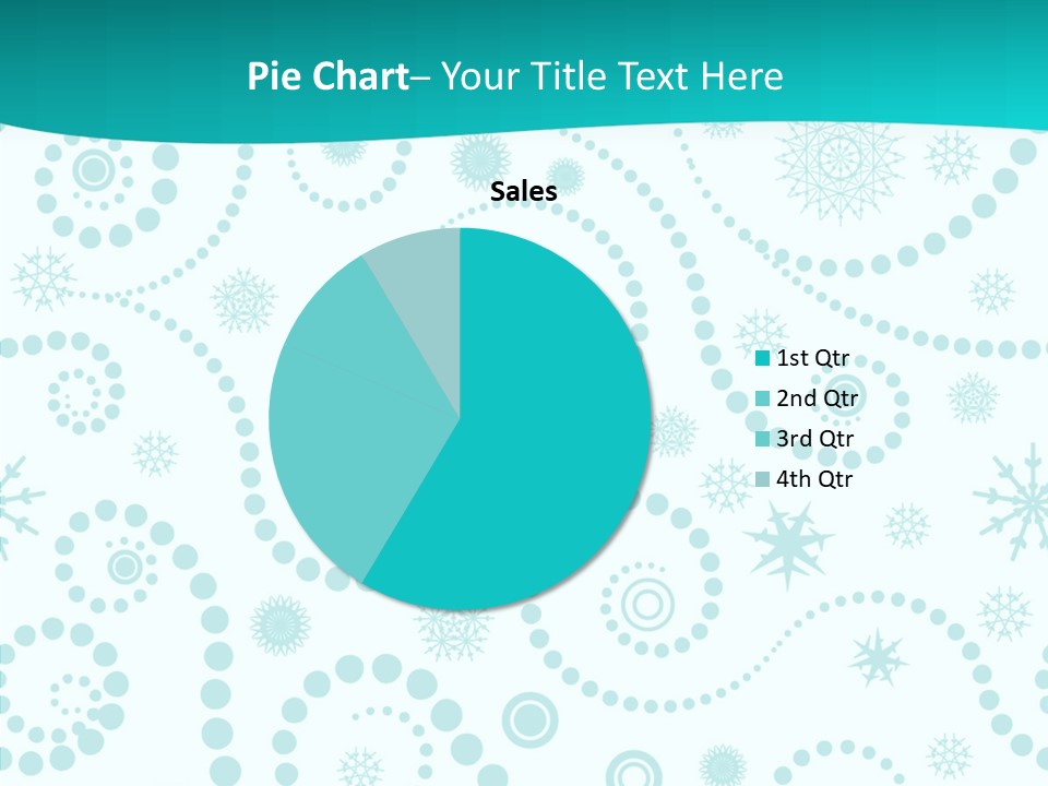 Pattern Trendy Calligraphy PowerPoint Template