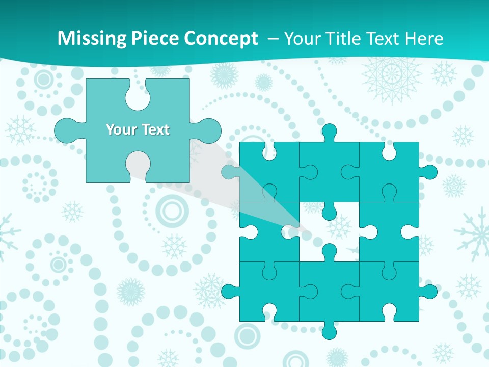 Pattern Trendy Calligraphy PowerPoint Template