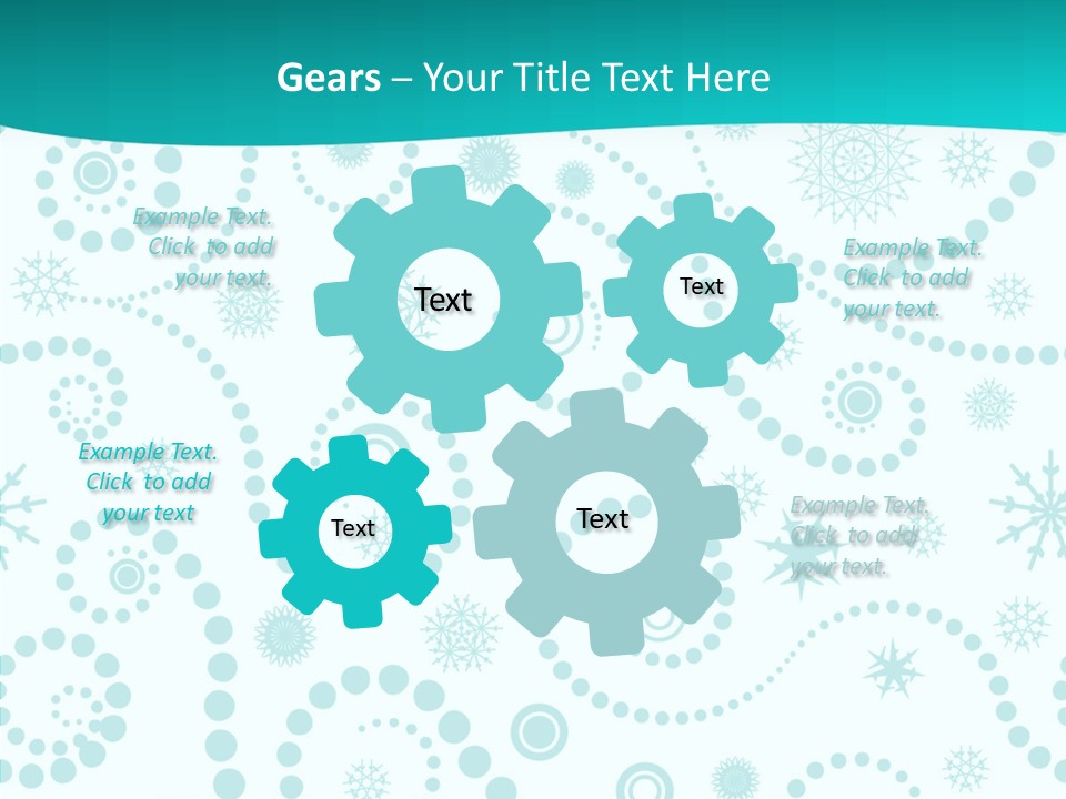 Pattern Trendy Calligraphy PowerPoint Template