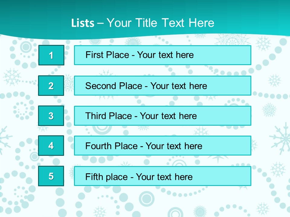 Pattern Trendy Calligraphy PowerPoint Template