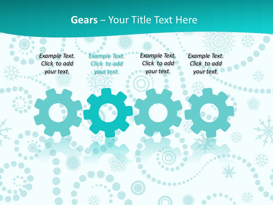 Pattern Trendy Calligraphy PowerPoint Template