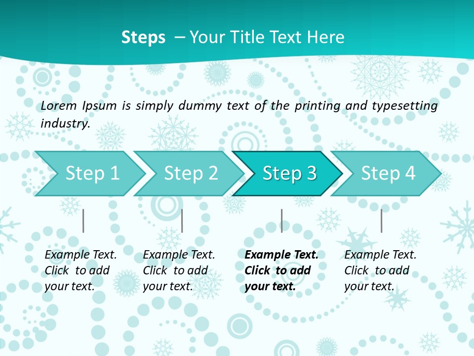 Pattern Trendy Calligraphy PowerPoint Template