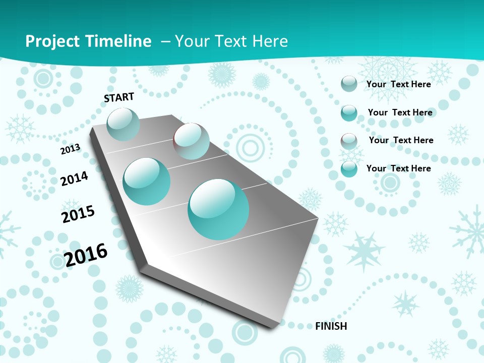 Pattern Trendy Calligraphy PowerPoint Template