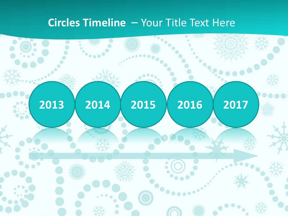 Pattern Trendy Calligraphy PowerPoint Template