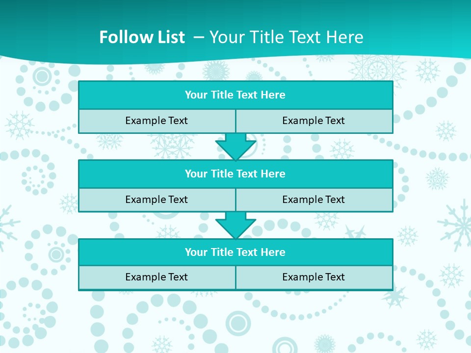 Pattern Trendy Calligraphy PowerPoint Template