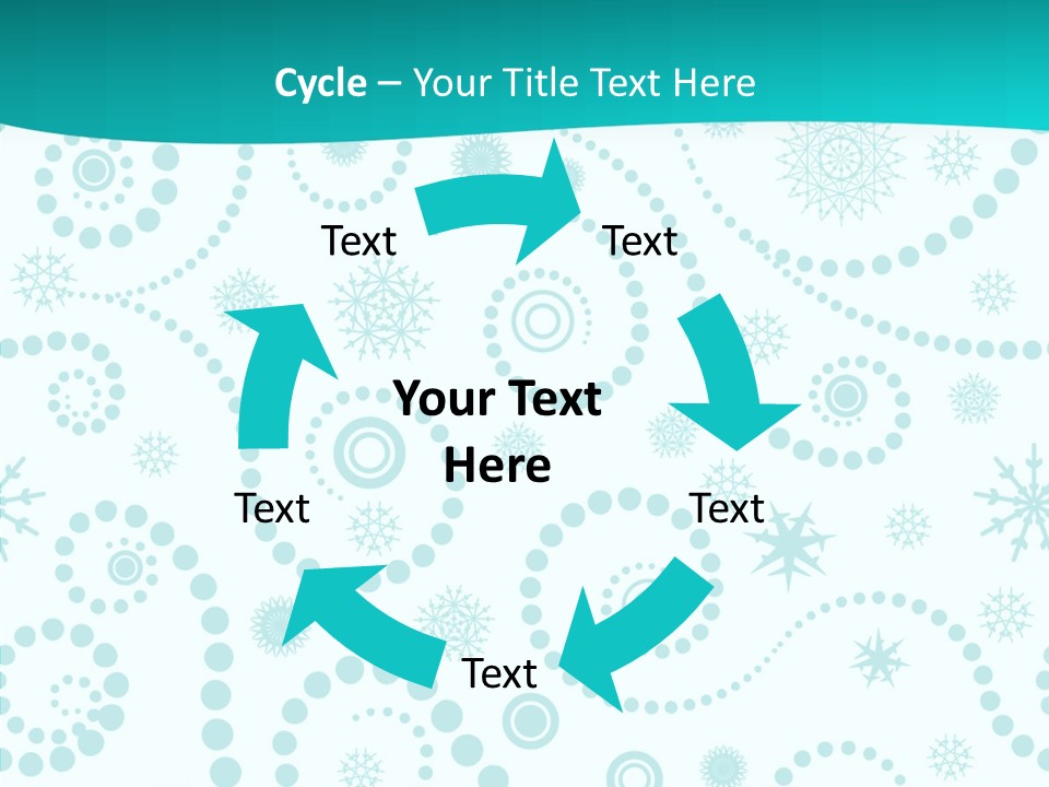 Pattern Trendy Calligraphy PowerPoint Template