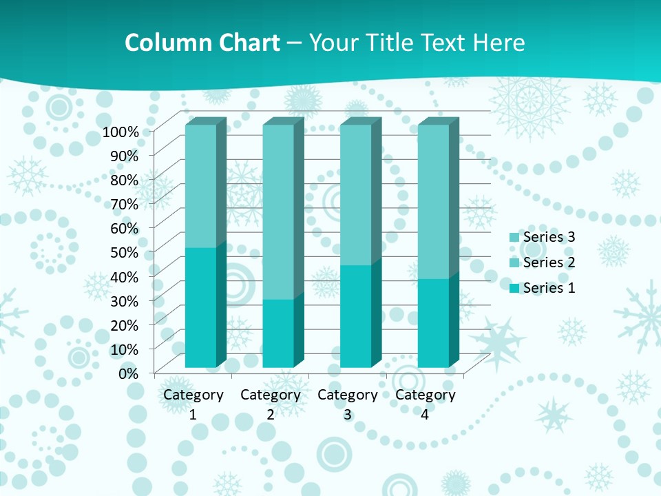 Pattern Trendy Calligraphy PowerPoint Template
