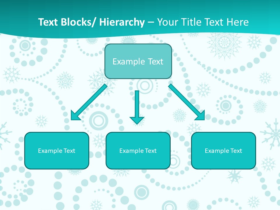 Pattern Trendy Calligraphy PowerPoint Template