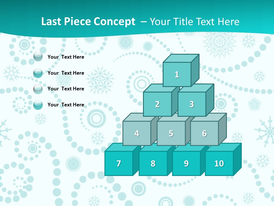 Pattern Trendy Calligraphy PowerPoint Template