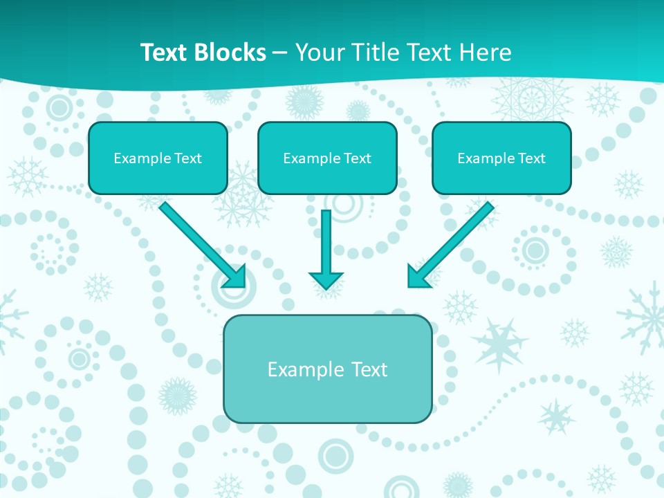 Pattern Trendy Calligraphy PowerPoint Template