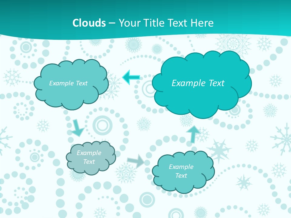 Pattern Trendy Calligraphy PowerPoint Template