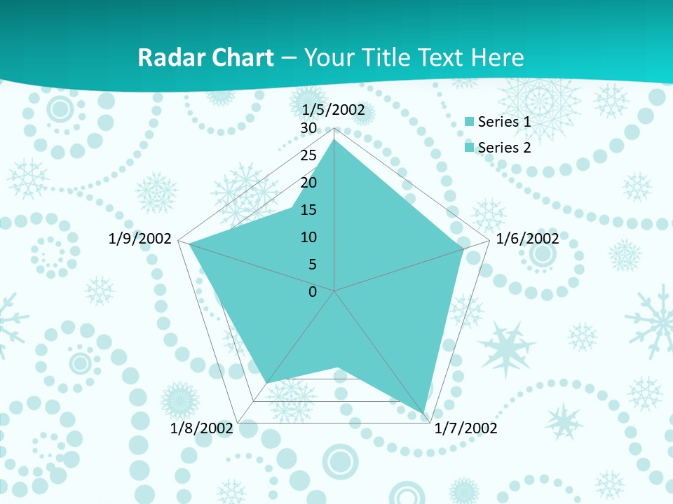 Pattern Trendy Calligraphy PowerPoint Template