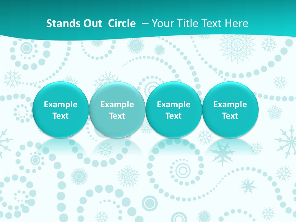 Pattern Trendy Calligraphy PowerPoint Template