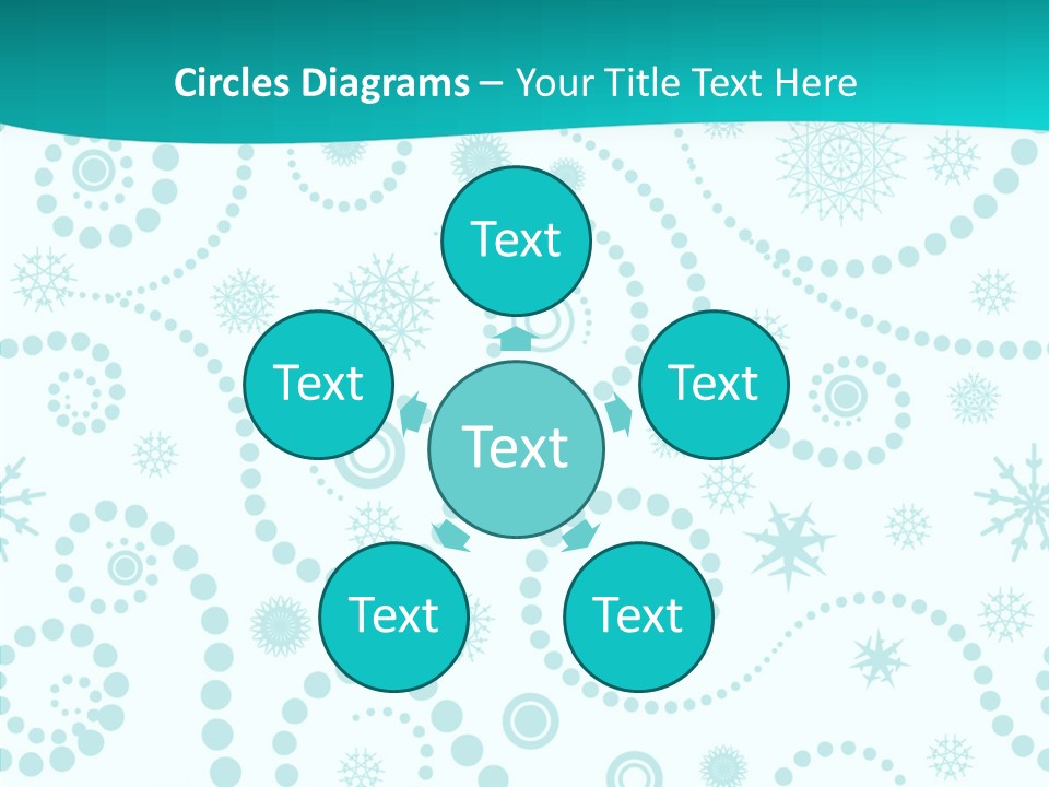 Pattern Trendy Calligraphy PowerPoint Template