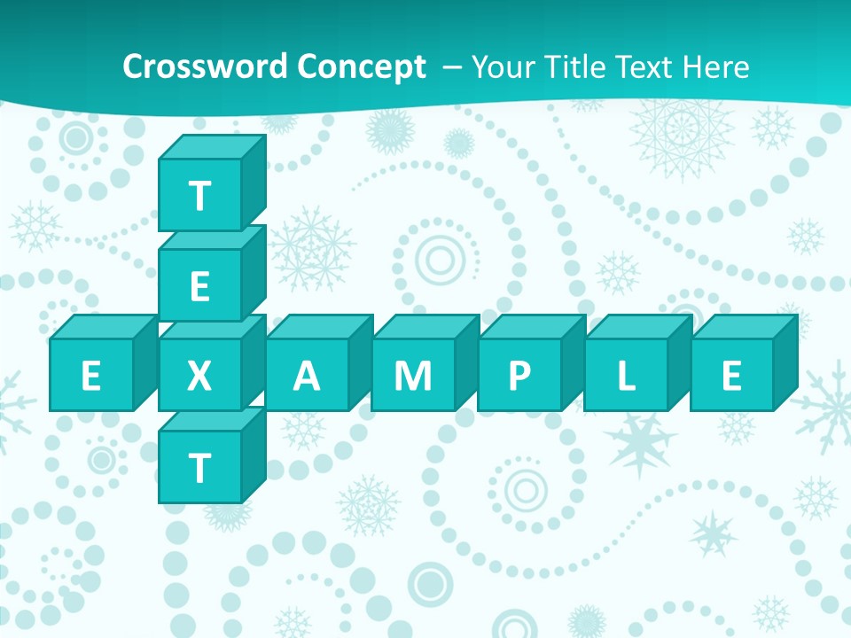 Pattern Trendy Calligraphy PowerPoint Template