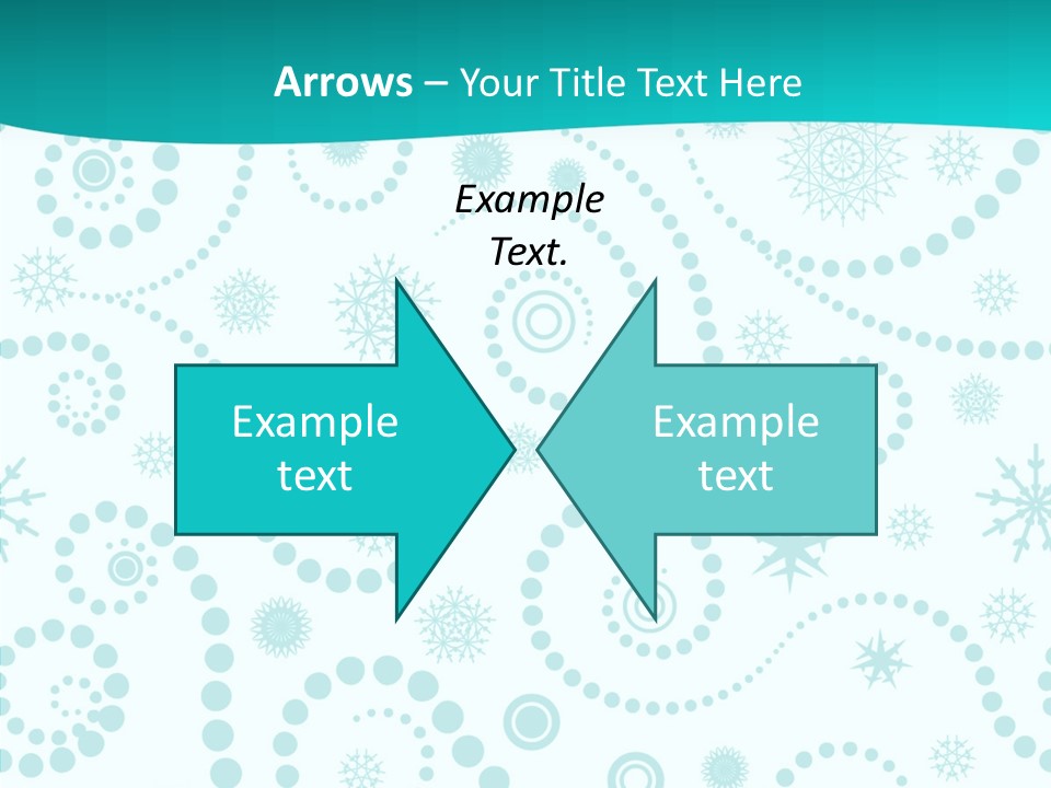Pattern Trendy Calligraphy PowerPoint Template
