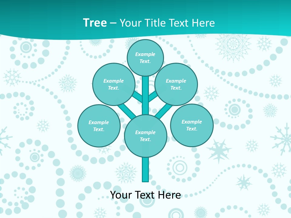 Pattern Trendy Calligraphy PowerPoint Template