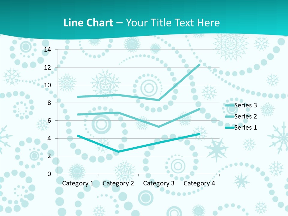 Pattern Trendy Calligraphy PowerPoint Template