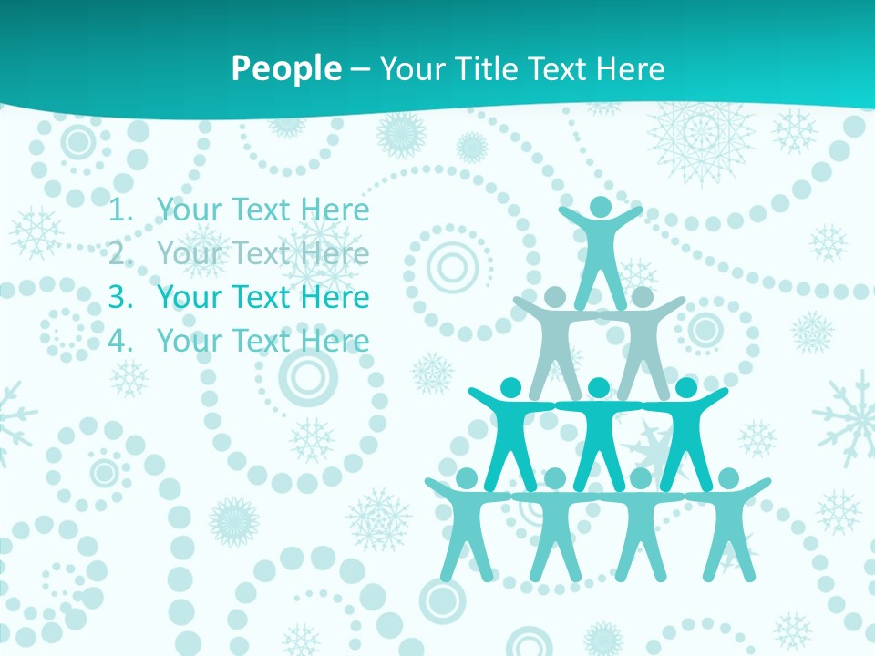 Pattern Trendy Calligraphy PowerPoint Template