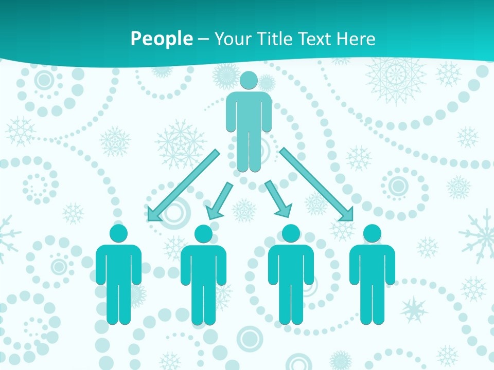 Pattern Trendy Calligraphy PowerPoint Template