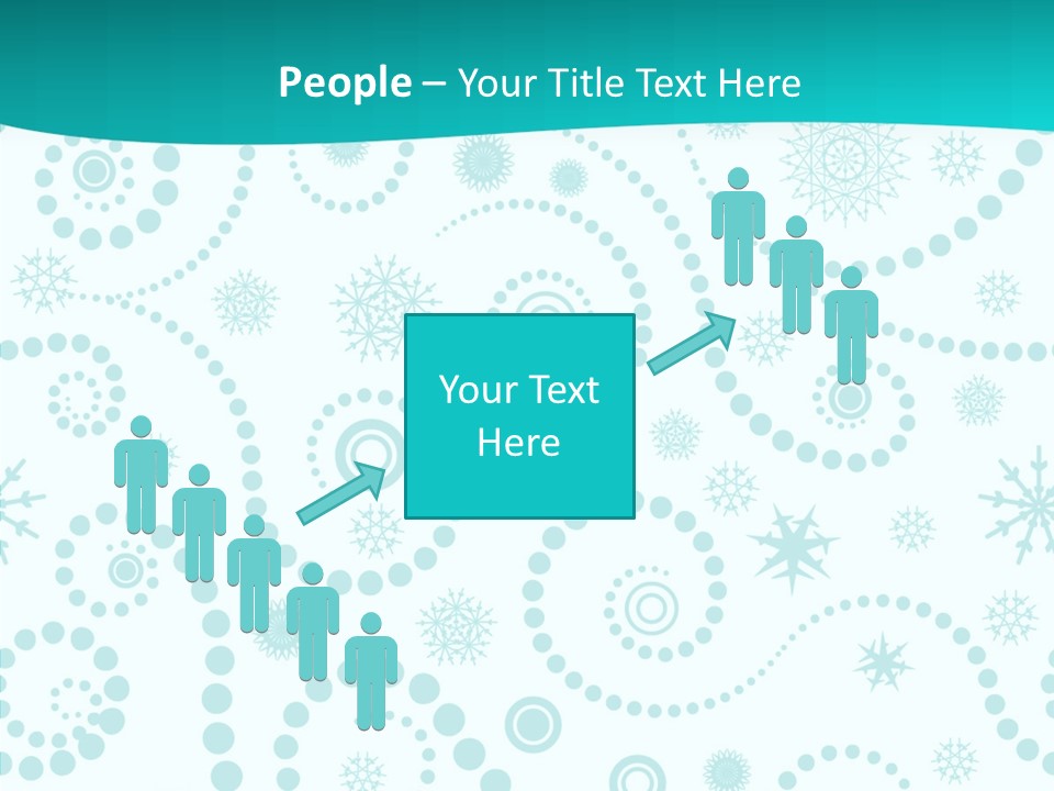 Pattern Trendy Calligraphy PowerPoint Template