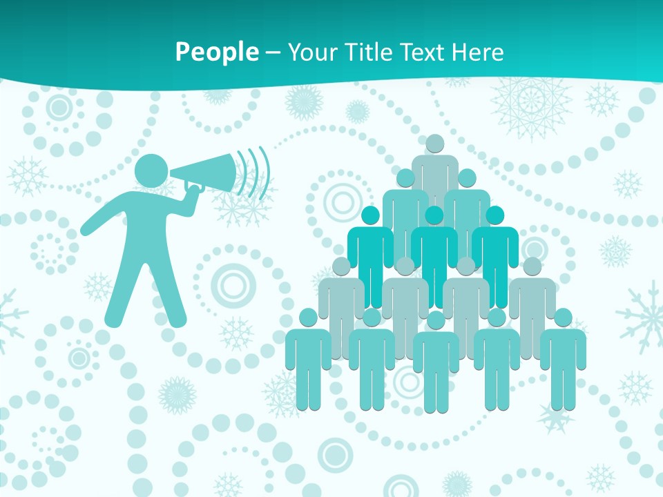 Pattern Trendy Calligraphy PowerPoint Template