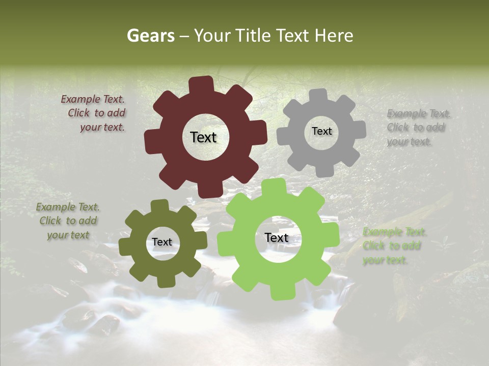 Dangerous Summer Fluid PowerPoint Template